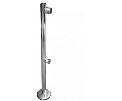 Стойка ограждения съемная Т-образная с 2-мя полупетлями 