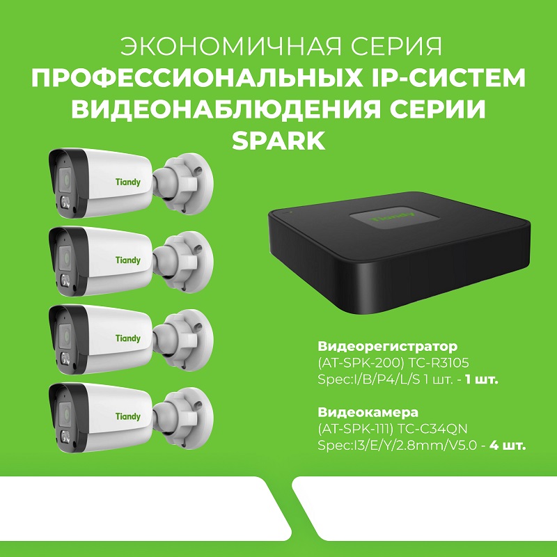 Комплект видеонаблюдения 6