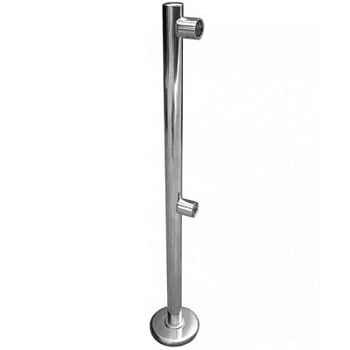 Стойка ограждения съемная L-образная с 2-мя полупетлями слева (ВЗР 1996Р.20-03)