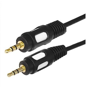 Шнур Стерео 3,5мм штекер - Стерео 3,5мм штекер, 1,5м, Gold (17-4112)