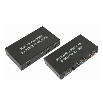 Конвертер HDMI на YPbPr/VGA + 2 RCA (17-6909)
