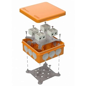 Коробка огнестойкая для о/п двухкомпонентная 60-0303-FR10.0-8 Е15-Е120 100х100х40