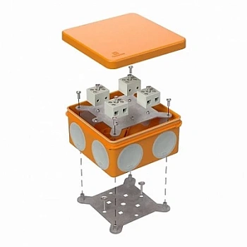 Коробка огнестойкая для о/п двухкомпонентная 60-0303-FR6.0-8 Е15-Е120 100х100х40