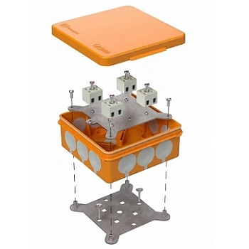 Коробка огнестойкая для о/п двухкомпонентная 60-0303-FR2.5-8 Е15-Е120 100х100х40
