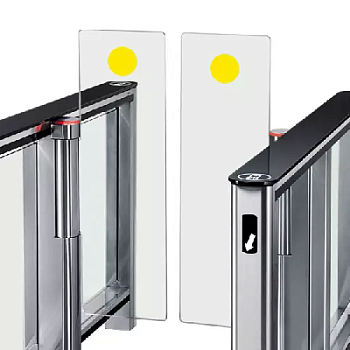 PERCo-SG1 Комплект наклеек безопасности (2 шт.) “желтый круг”