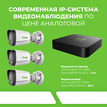 Комплект видеонаблюдения 1