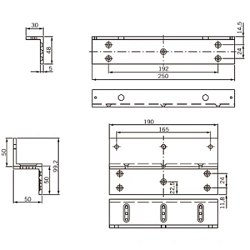 L+Z кронштейн для EMC 600 ALH (19860524)