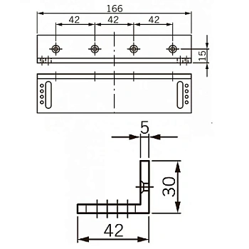L-кронштейн для EMC 400 AH