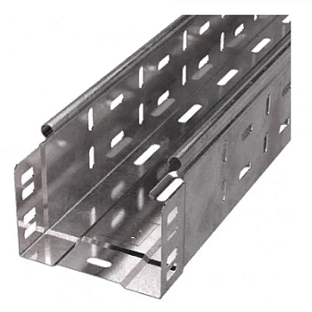 Лоток перфорированный Стандарт 100х80х3000 (0,7 мм) (6 м/уп) (PR16.0003)