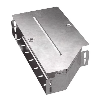 Переходник левый с крышкой Стандарт 400х300х80 (PR16.0686)