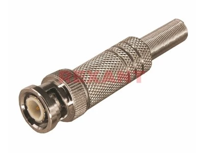 Разъем BNC штекер под винт с пружиной металл (05-3073)