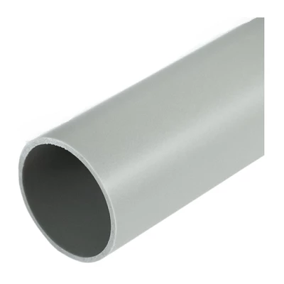 Труба жесткая ПВХ 2-х метровая серая d16 мм (100м/уп) Строитель (PR05.0070)