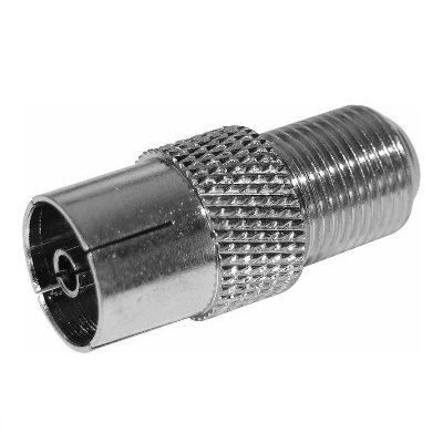 Переходник гнездо F – гнездо TV (05-4301)