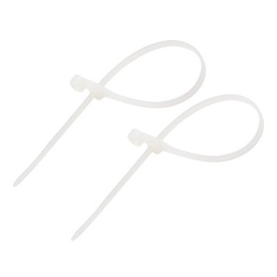 Стяжка нейлоновая под винт 200x4,3мм, белая (100 шт/уп) (07-0204)