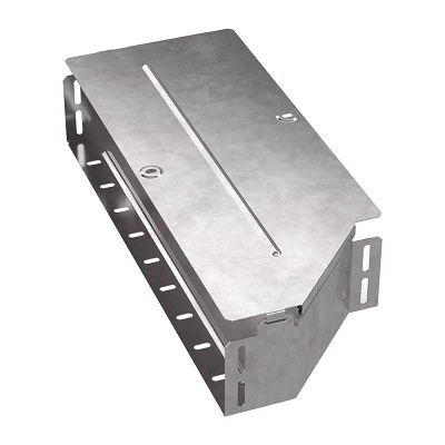 Переходник левый с крышкой Стандарт 500х400х100 (PR16.0699)