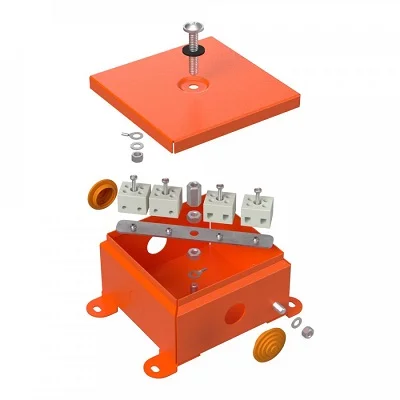 Коробка металлическая огнестойкая 70-0360-FR2.5-4 Е15-Е120 110х110х65