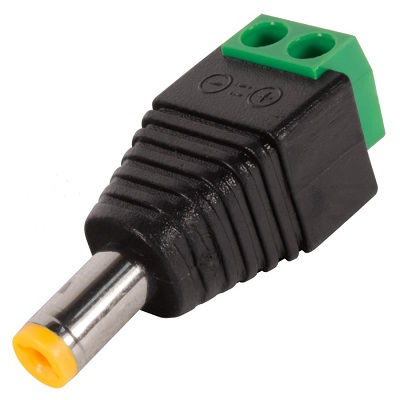 РАЗЪЕМ TS DC штекер питания с клеммной колодкой, под винт, LUX