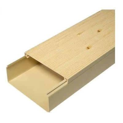 Кабель-канал сосна 2-й замок в п/э 100х40 мм (8 м/уп) (PR03.0191)