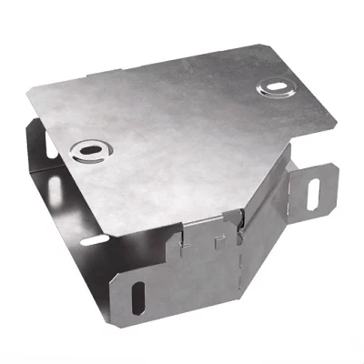 Переходник левый с крышкой Стандарт 150х100х50 (PR16.0486)