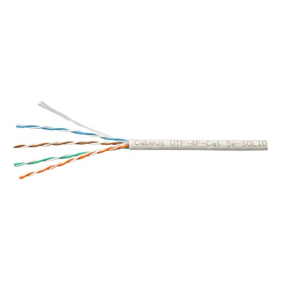 UTP-4P-Cat.5e-SOLID-GY-100