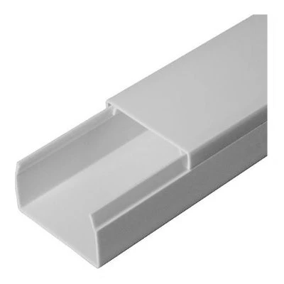 Кабель-канал серый RAL 7035 2-й замок в п/э 40х25 мм (30м/уп) (PR03.0075)