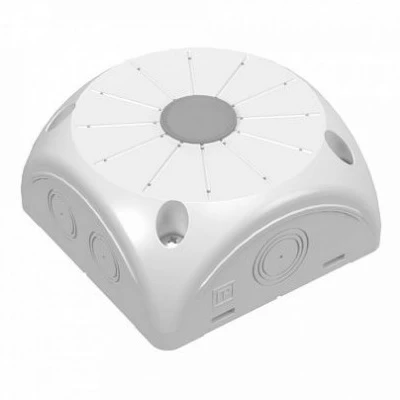 Коробка распределительная 60-0500-9003 для видеокамер двухкомпонентная безгалогенная (HF) белая 100х100х50 (20шт/кор) (60-0500-9003)