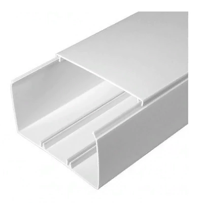 Кабель-канал белый 2-й замок в п/э 100х60 мм (16м/уп) (PR.0610061)