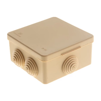 Коробка распределительная 40-0302-1001 для прямого монтажа безгалогенная (HF) сосна 100х100х50 (60шт/кор) (40-0302-1001)