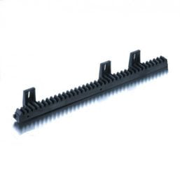 V/6 - зубчатая рейка полимерная со стальным сердечником, крепление снизу, бесшумная, модуль 4, до 60