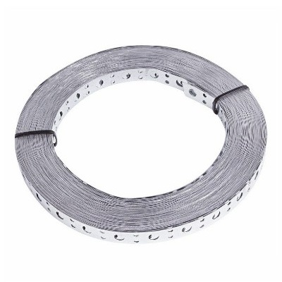 Лента полоса монтажная оцинкованная, перфорированная прямая 20х0,55 мм (рулон 25 м) (07-7120-4)