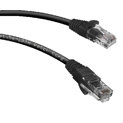PC-UTP-RJ45-Cat.5e-0.5m-BK-LSZH