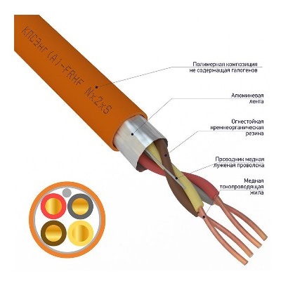 КПСЭнг(А)-FRHF 2x2x0,75 мм², бухта 200 м