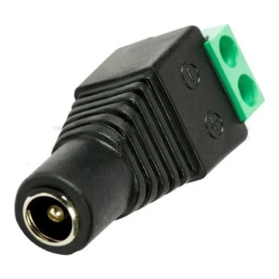 Разъем питания DC гнездо 2,1х5,5 с клеммной колодкой (14-0315)