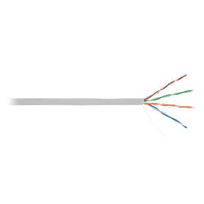 Кабель Netlan U/UTP 4 пары. Кат. 5е внутренний PVC.EC-UU004-5E-PVC-G4 (медь)