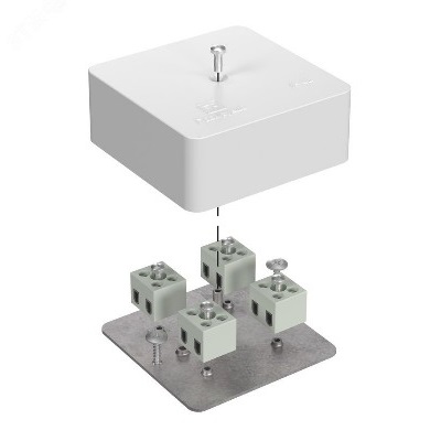 Коробка огнестойкая разветвительная для кабель-канала 40-0450-FR6.0-4-6-Р Е15-Е60 75х75х30