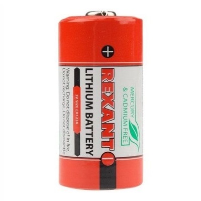 Батарейка литиевая CR123, 3В, 1 шт, блистер (30-1111)