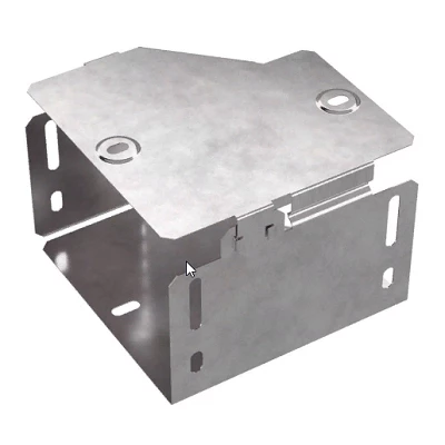 Переходник правый с крышкой Стандарт 150х100х100 (PR16.0506)