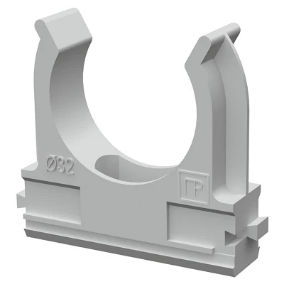 Крепеж-клипса для труб АБС-пластик д32 (10шт/500шт уп/кор) PR.02632м
