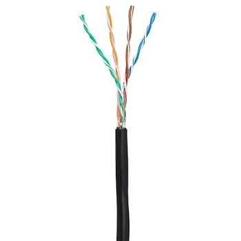 U/UTP 4pair, Cat5e, Out, PE (EC-UU004-5E-PE-BK-1)