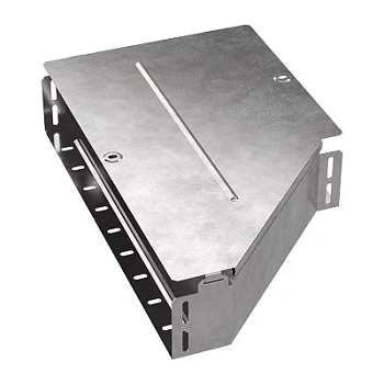 Переходник левый с крышкой Стандарт 500х300х100 (PR16.0696)