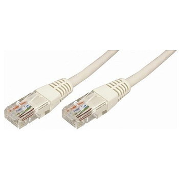 Шнур коммутационный, патч-корд U/UTP RJ45-RJ45, CAT 5e, PVC серый, 5м (18-1007)