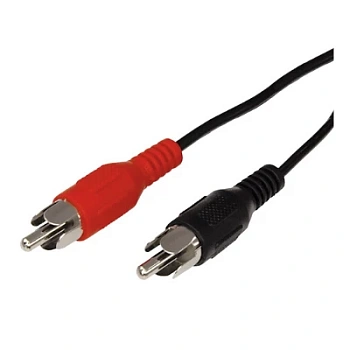 Шнур 2 RCA - 2 RCA, 3м, черный (17-0105)