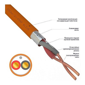 Кабель КПСЭнг(А)-FRHF 1x2x2, 50мм² (01-4920-1)