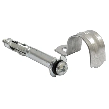 Комплекты для крепления ОКЛ с использованием дюбеля Молли М4х32 и скобы СМО d16-17 мм (100 шт) (PR08.5006)