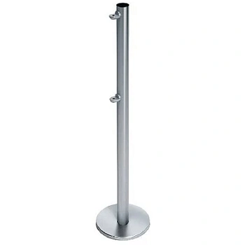 Стойка ограждения передвижная односторонняя с 2-мя полупетлями (ВЗР  2442.09.10) 