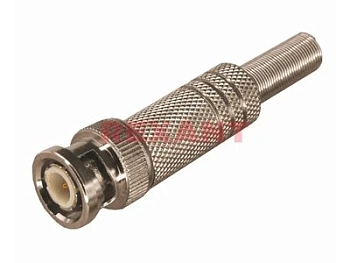Разъем BNC штекер под винт с пружиной металл (05-3073)