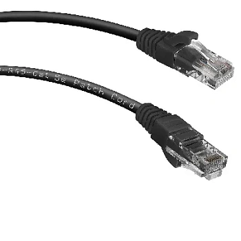 PC-UTP-RJ45-Cat.5e-0.5m-BK