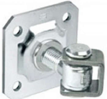 Петля с U-обр. скобой, пластиной и регулируемой гайкой, М24 (арт161-M24)