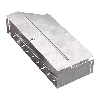 Переходник правый с крышкой Стандарт 500х400х100 (PR16.0729)