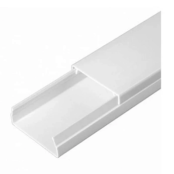 Кабель-канал белый 2-й замок в г/к 40х16 мм (56м/уп) (PR.0540162)